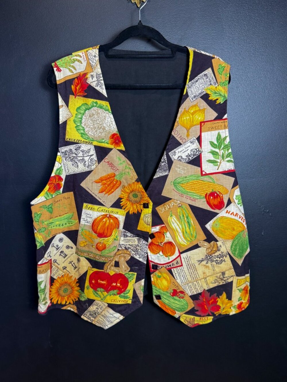 Hand-made Vintage Harvest Vest